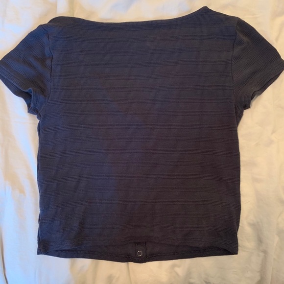American Eagle | Navy blue crop top - Picture 3 of 3